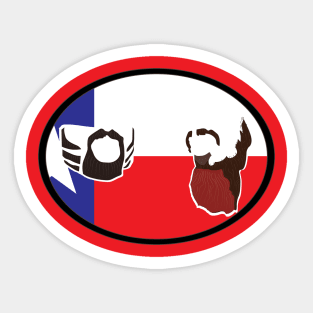 The Brothers of Texas Metal Sticker